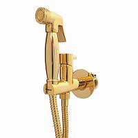 Гигиенический душ со смесителем Webert Elio EL870301010, золото