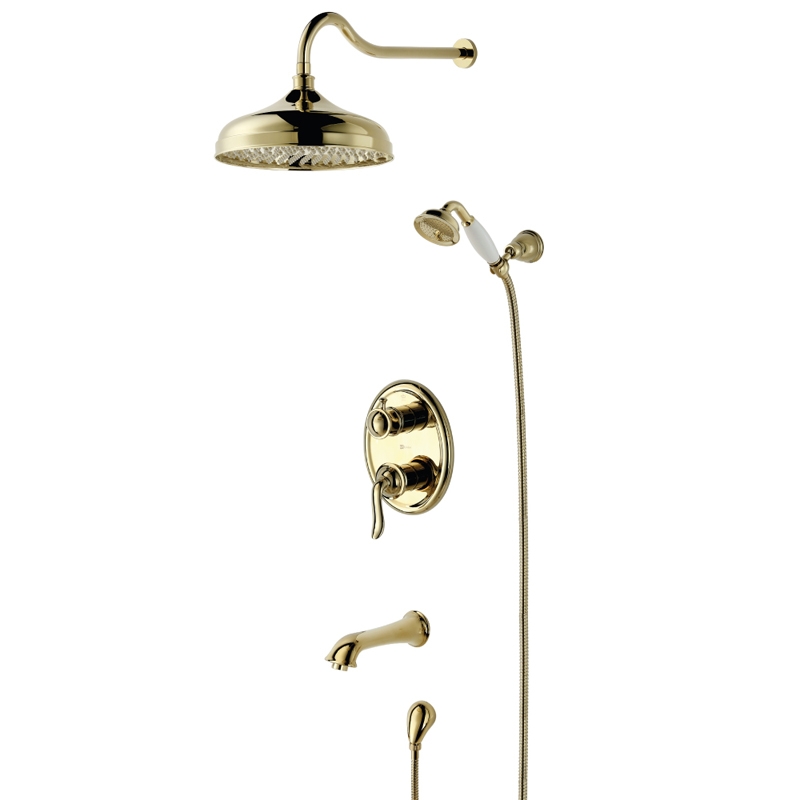

Душевая система Lemark Brava LM4722G, Золото, Brava