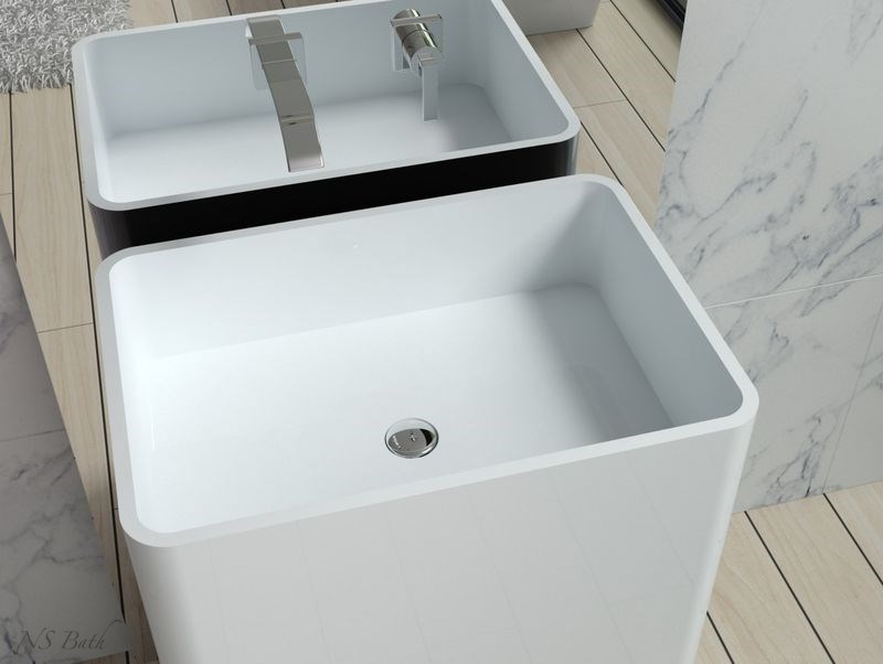 

Раковина из искусственного камня NSBath NSF-60420М, матовая, Белый