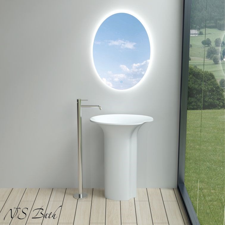

Раковина из искусственного камня NSBath NSF-66411М, матовая, Белый