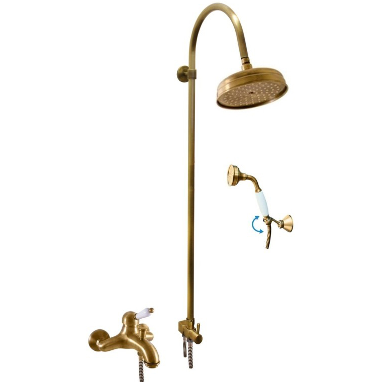 

Душевая система Rav Slezak Labe L554.5/3SM, Бронза, Labe