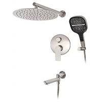 Душевая система встраиваемая Hansberge H6095NK, никель