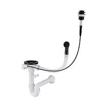 Сифон для кухонной мойки Rivelato 13PB2-P2, черный