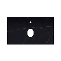Столешница La Fenice Granite Black Olive Light Lappato Terra 80 см, черная