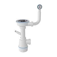 Сифон для кухонной мойки с переливом Nova NV1041