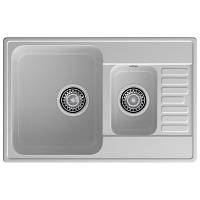 Кухонная мойка GranFest QUARZ 21К, серый