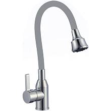 Смеситель для кухни с гибким изливом и режимом душ Fmark FS8266A-04, хром