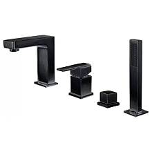 Смеситель на борт ванны Groсenberg GB6008-1BL, черный