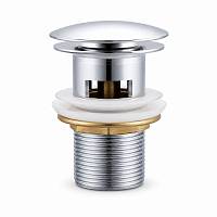 Донный клапан с переливом Frap F65-4, хром