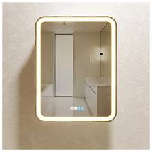 Зеркало-шкаф Silver Mirrors Фиджи 60 - 3.2 правый (часы, ТХ, подогрев, сенсорный выкл)