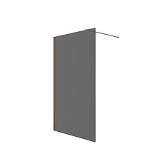 Душевая перегородка Knotlor WI120TG0RB 120х200, бронза