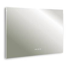 Зеркало Silver Mirrors Алмина 1000х800 - 3 (двойной подогрев, часы, сенсорный выключатель)