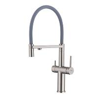 Смеситель для кухни с подключением фильтра Raglo R20.63.05, сатин