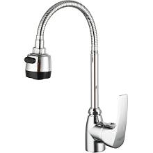 Смеситель для кухни с гибким изливом и режимом душ FRUD R42055-2, хром
