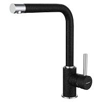 Смеситель для кухни GranFest 3651, черный