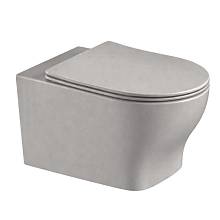 Унитаз подвесной KNOTLOR Синтез WC535PBEM, сланцевый матовый