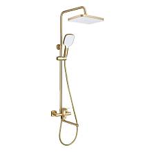 Душевая система Prohanss P62.24.03, сатин золотой
