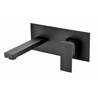 Смеситель для раковины встраиваемый Grocenberg GB588BL, черный