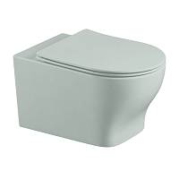 Унитаз подвесной KNOTLOR Синтез WC535PBEM, сланцевый матовый