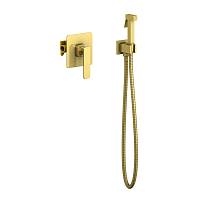 Гигиенический душ со смесителем TIMO Torne 4389/17SM, матовое золото
