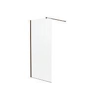 Душевая перегородка Knotlor WI100CG1RB 100х200, бронза