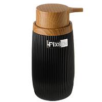 Дозатор жидкого мыла FIXSEN BLACK BOOM FX-411-1, черный/коричневый