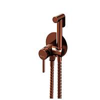 Гигиенический душ со смесителем встраиваемый Knotlor FHS01C1RB, бронза