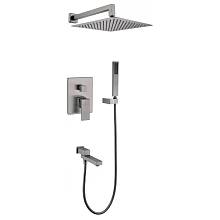 Душевая система встраиваемая Grocenberg GB5089BG-1, графит