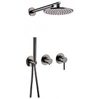 Душевая система встраиваемая (без излива) Grocenberg GB5090BG, графит