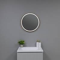 Зеркало Silver Mirrors Делуна/Deluna D600 TX (алюм. профиль, цвет черный, бесконтактный сенсор)
