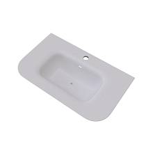 Раковина встраиваемая Knotlor ОБЛАКО FWB210800WY, матовый белый, 80 см