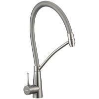 Смеситель для кухни с гибким изливом Fmark FS8255L-05, сатин