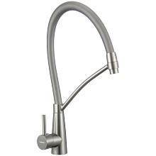 Смеситель для кухни с гибким изливом Fmark FS8255L-05, сатин