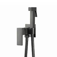 Гигиенический душ со смесителем FRAP F7506-9, оружейная сталь