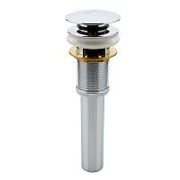 Донный клапан с переливом Frap F65-2, хром