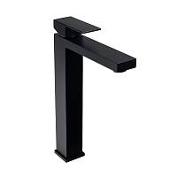 Смеситель для раковины высокий FILARETE Fing FL6040BL, черный