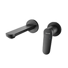 Смеситель для раковины встраиваемый Shevanik S4341H, черный