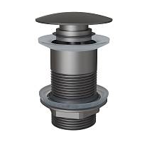 Донный клапан для раковины без перелива Knotlor BM9010GM, оружейная сталь