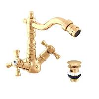 Смеситель для биде Rav Slezak MORAVA MK321.5/9Z, золото