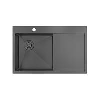 Кухонная мойка Rivelato 7850-L, pvd черный