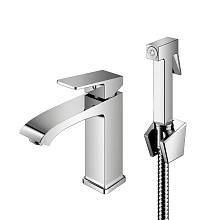 Смеситель для раковины с гигиеническим душем Prohanss P60.12, хром