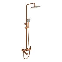 Душевая система Fmark FS8745-22HB, розовое золото