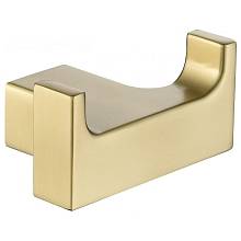 Крючок для ванной комнаты двойной Grocenberg AC0018MG, матовое золото