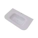 Раковина встраиваемая Knotlor ОБЛАКО FWB210800WY, матовый белый, 80 см