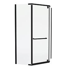 Душевой уголок Knotlor FCD100CG0BL 5-тиугольный 100х100х200, черный