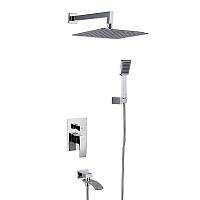 Душевая система встраиваемая GAPPO G7107, хром