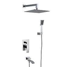Душевая система встраиваемая GAPPO G7107, хром