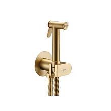 Гигиенический душ со смесителем ESKO SMH03Gold, золотой сатин
