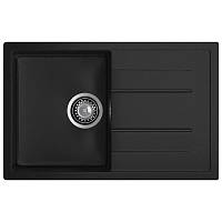 Кухонная мойка GranFest QUADRO 780L, черный