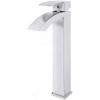 Смеситель для раковины высокий Hansberge H2077C, хром